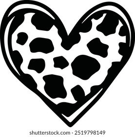 Cow skin pattern texture repeating seamless black and white animal skin texture background Milk farm, dairy illustration for print