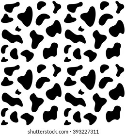 Cow skin seamless repeated pattern texture. 2x2 tiles sample.