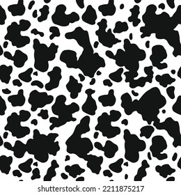 Cow Skin Texture Black White Spot Stock Vector (Royalty Free) 1934825942