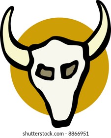 cow skull
