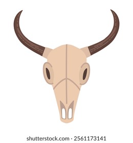 Cow skull icon clipart avatar logotype concepte isolated illustration