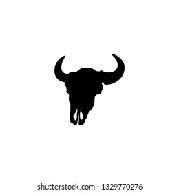 cow skull icon vector. cow skull sign on white background. cow skull icon for web and app