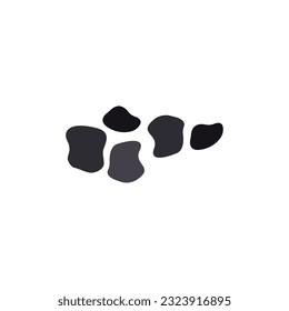 cow spots icon on white background, vector illustration