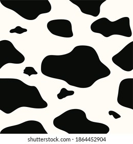 manchas de vaca sin soldadura patrón negro y blanco