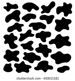 Cow Spots Vector Illustration Background Dairy Stock Vector (Royalty ...