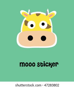 cow sticker 9