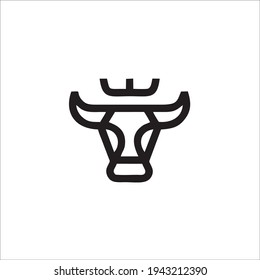 Cow Symbol Steak House Logo Vector Stock Vector (Royalty Free ...