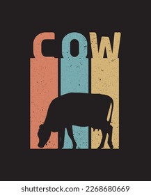 cow t shirt design for farm lover