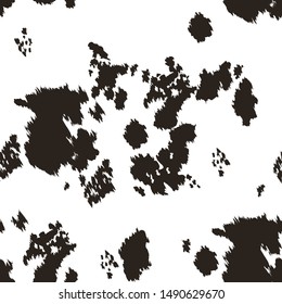 Cow texture. Seamless pattern - cow skin.