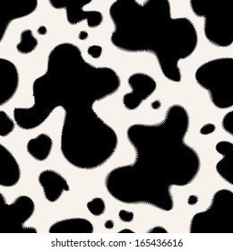 Cow texture. Seamless vector pattern 
