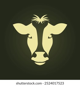 Cow trendy artwork surprising abstract vector illustration colorful useful design.eps