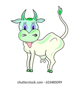 cow vector cartoon funny 
