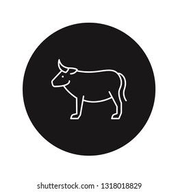 Cow vector icon