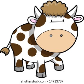 Cow Vector Illustration