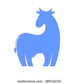 Cow. Vector Illustration