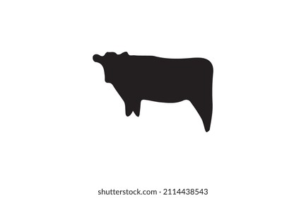 cow vector illustration design black and white