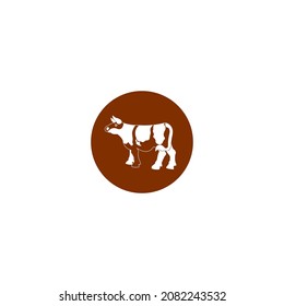cow vector illustration for icon, symbol or logo