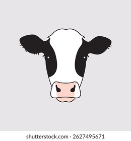 cow vector illustration on white background