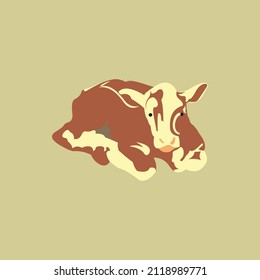 cow vector for ilustration and design