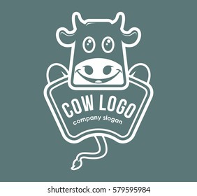 Cow Vector Logo