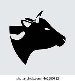 cow vector symbol. Simple icon