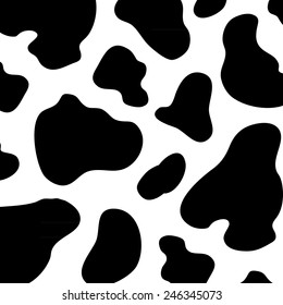 Cow Wallpaper Background Black Vector