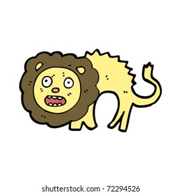 Cowardly Lion Cartoon