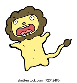 Cowardly Lion Cartoon