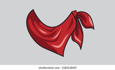 Cowboy bandana wild west icon graphic isolated vector illustration