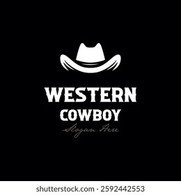 Cowboy Bandit Hat Texas Western Wild West Country Logo Design