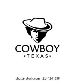 Cowboy Bandit Head Logo Illustration Design Stock Vector (Royalty Free ...