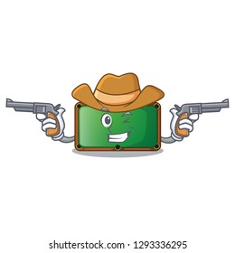 Cowboy billiard table in shape of cartoon