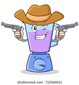 Cowboy blender character cartoon style