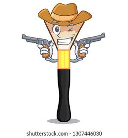 Cowboy blusher in the character makeup bag