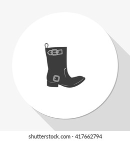 Cowboy boot icon.