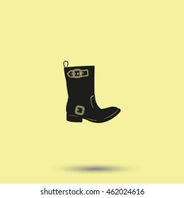 Cowboy boot icon.