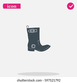 Cowboy boot icon.