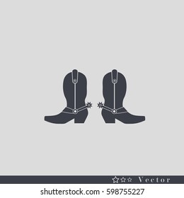 Cowboy boot icon.