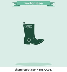 Cowboy boot icon.
