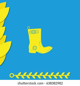 Cowboy boot icon.