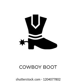 Cowboy Boot icon. Cowboy Boot symbol design from Desert collection. Simple element vector illustration on white background.