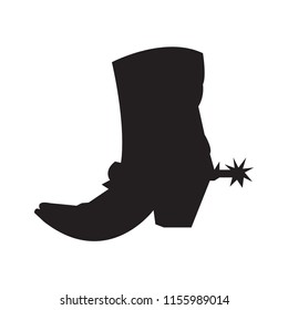 Cowboy boot silhouette