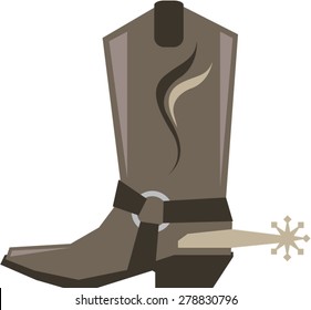 Cowboy Boot Vector