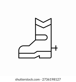 cowboy boots icon sign vector