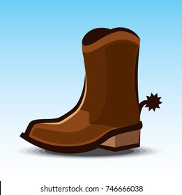 Cowboy Boots Illustration