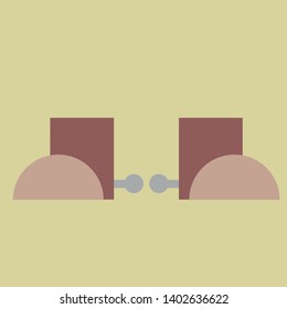 Cowboy Boots Vector Flat Design