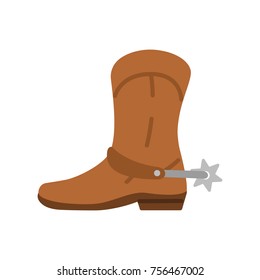 Cowboy boots. vector illustration