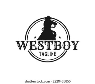 Cowboy Business Logo Design Template