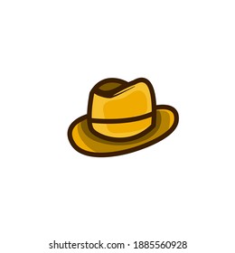 cowboy cap colorful icon vector illustration