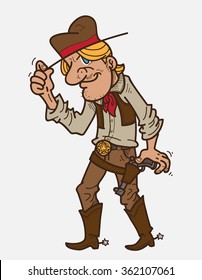 Cowboy cartoon